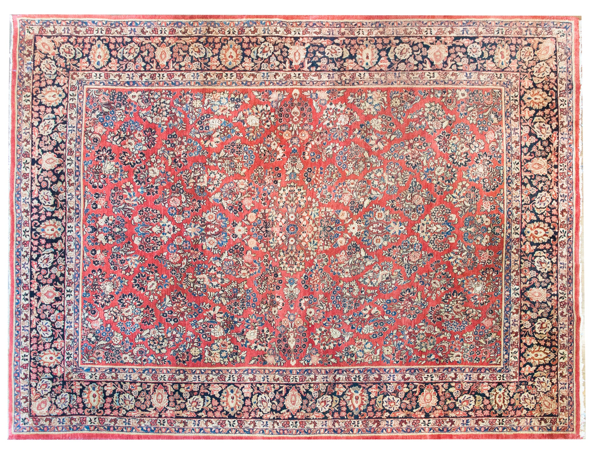 Early 20th Century Persian Sarouk Rug For Sale