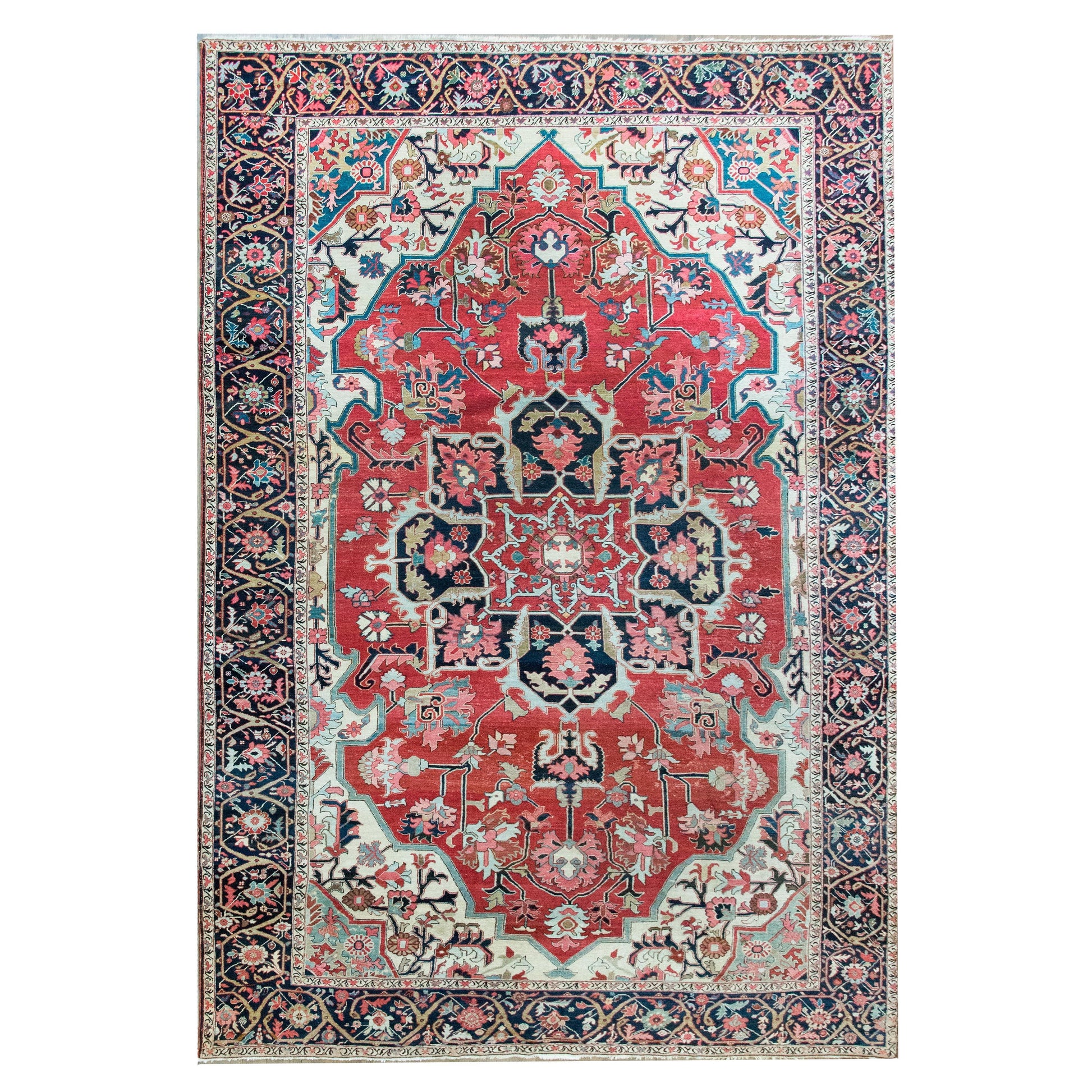 Late 19th Century Persian Serapi Rug For Sale