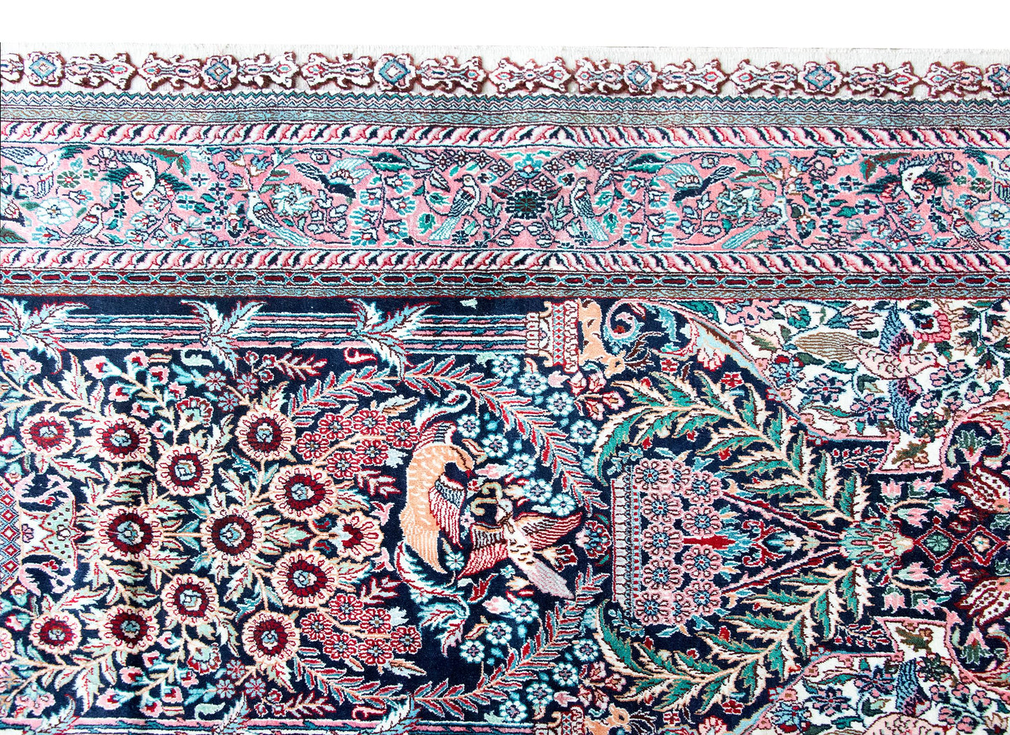 Vintage Silk Prayer Rug
