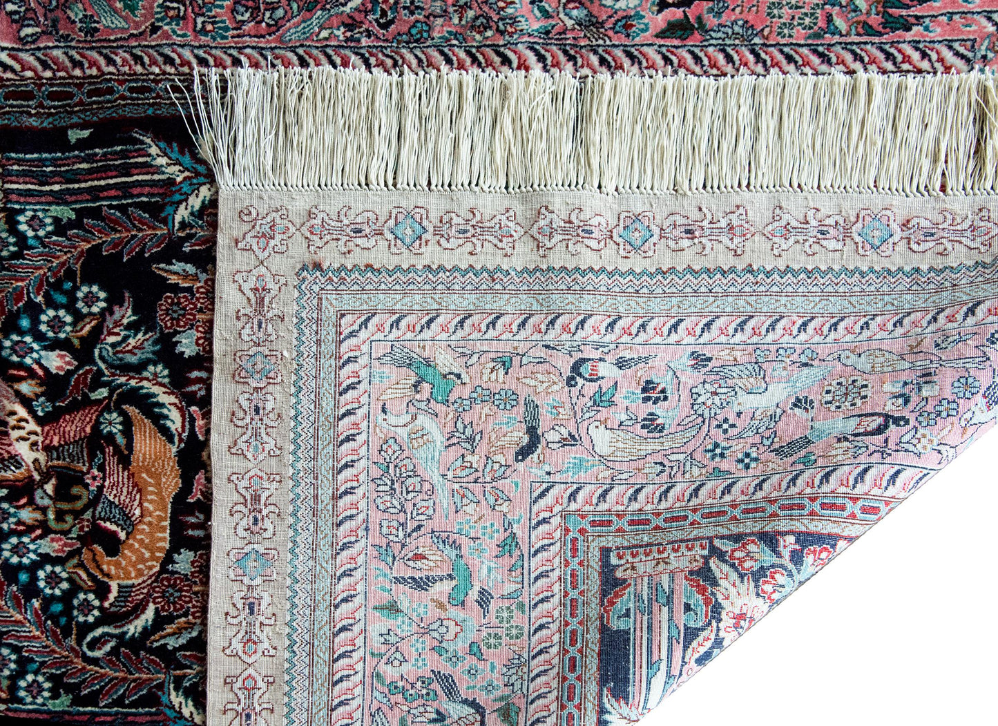 Vintage Silk Prayer Rug