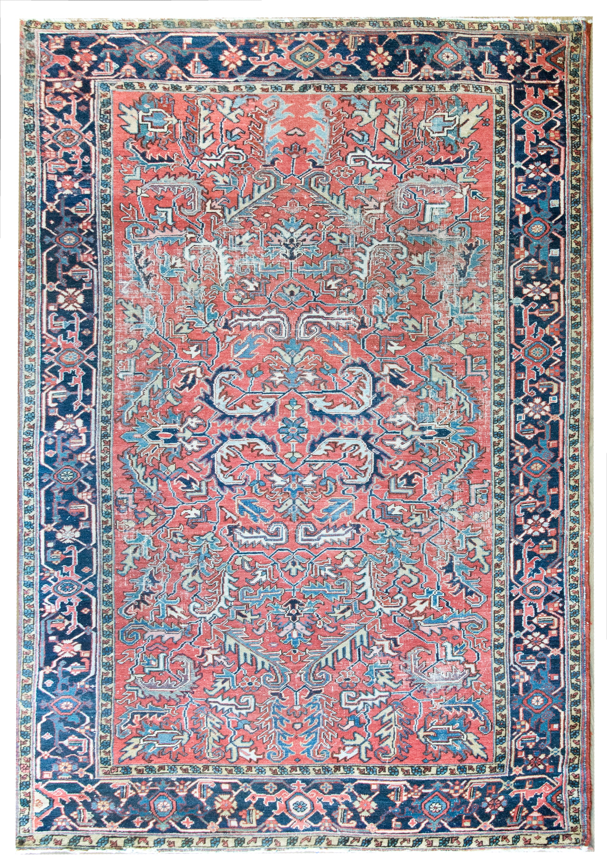 Early 20th Century Persian Heriz Rug For Sale