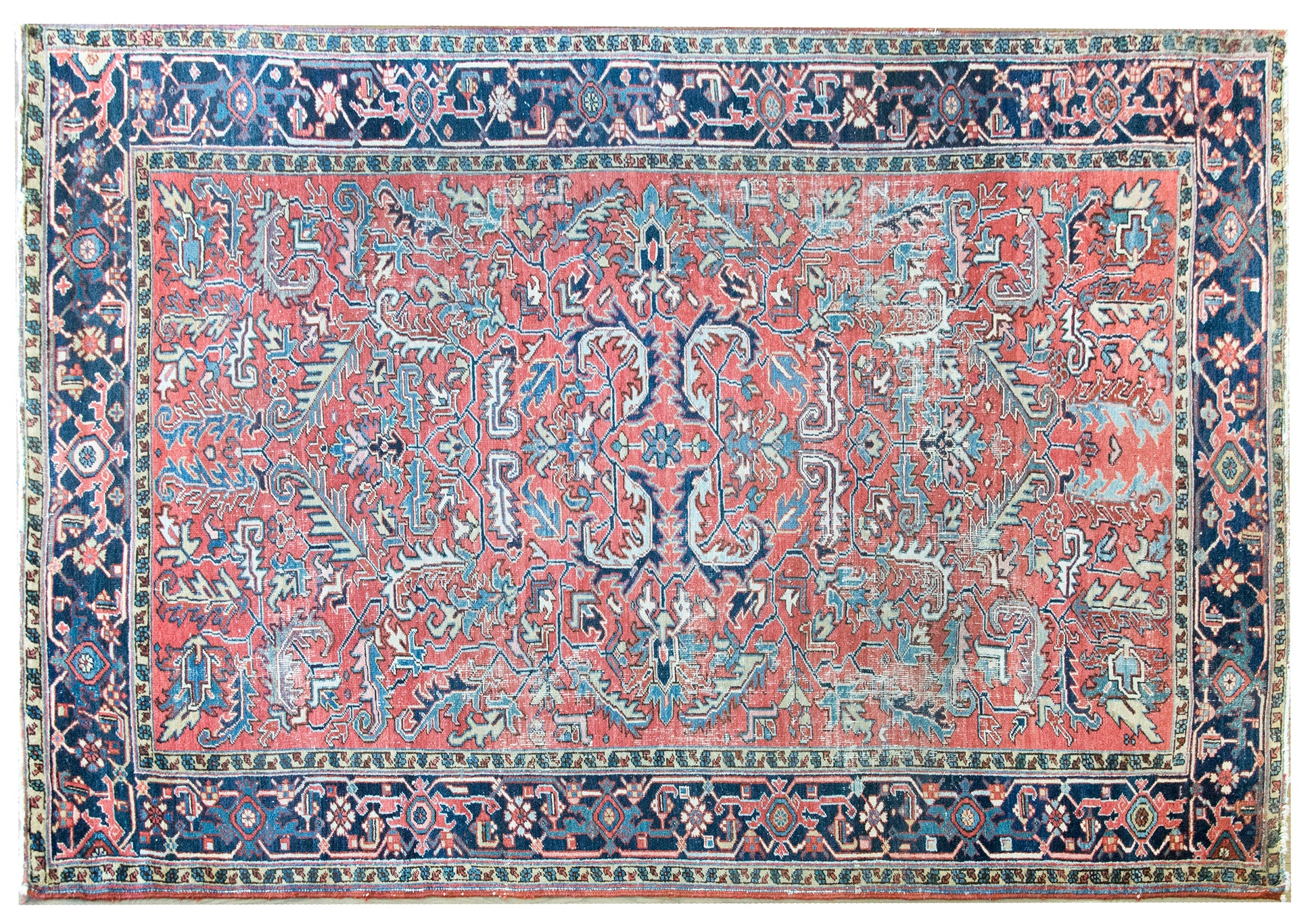 Early 20th Century Persian Heriz Rug For Sale