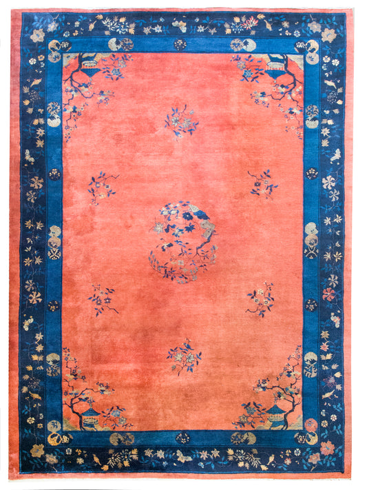 Early 20th Century Chinese Art Deco Rug For Sale