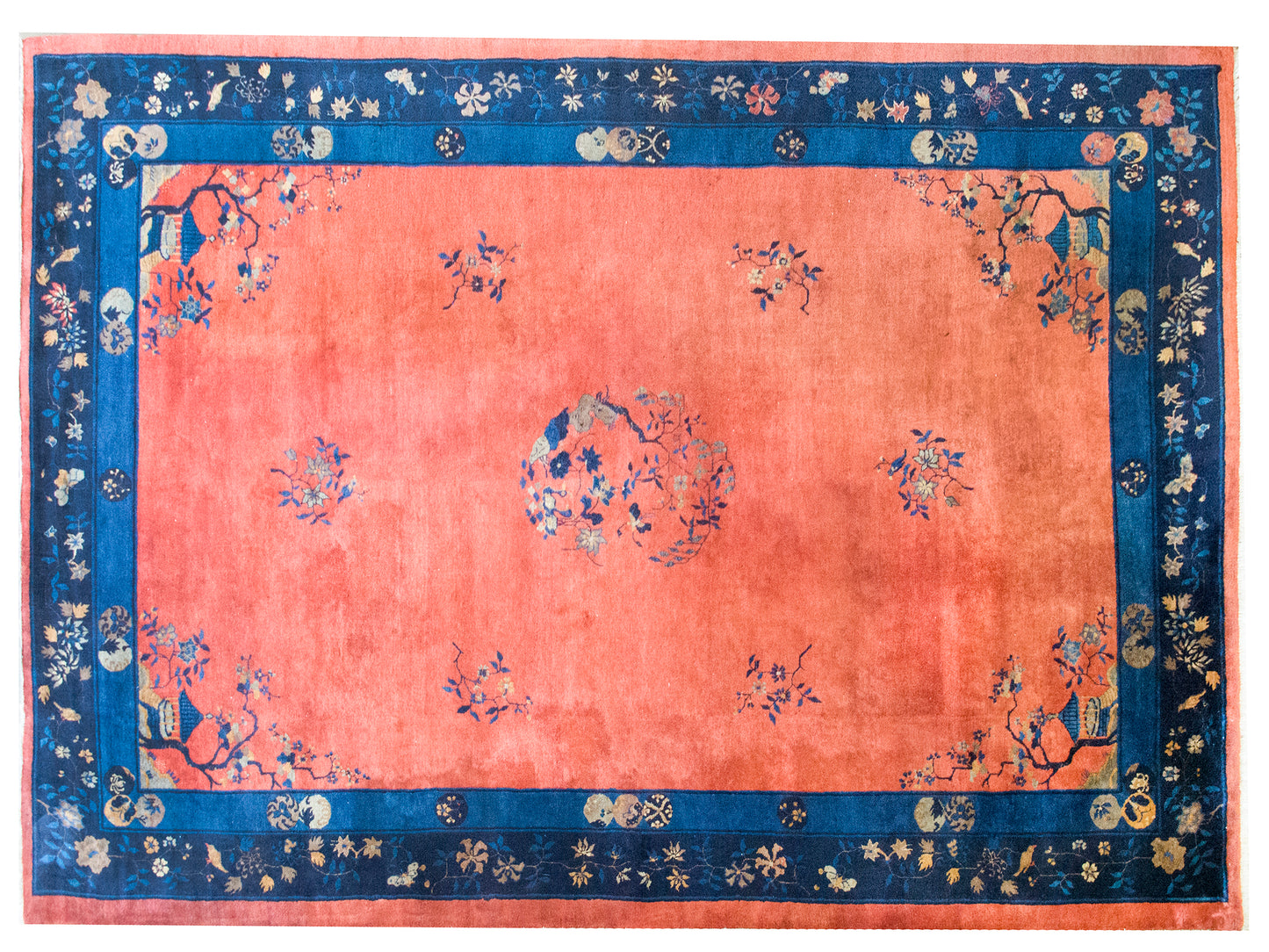 Early 20th Century Chinese Art Deco Rug For Sale