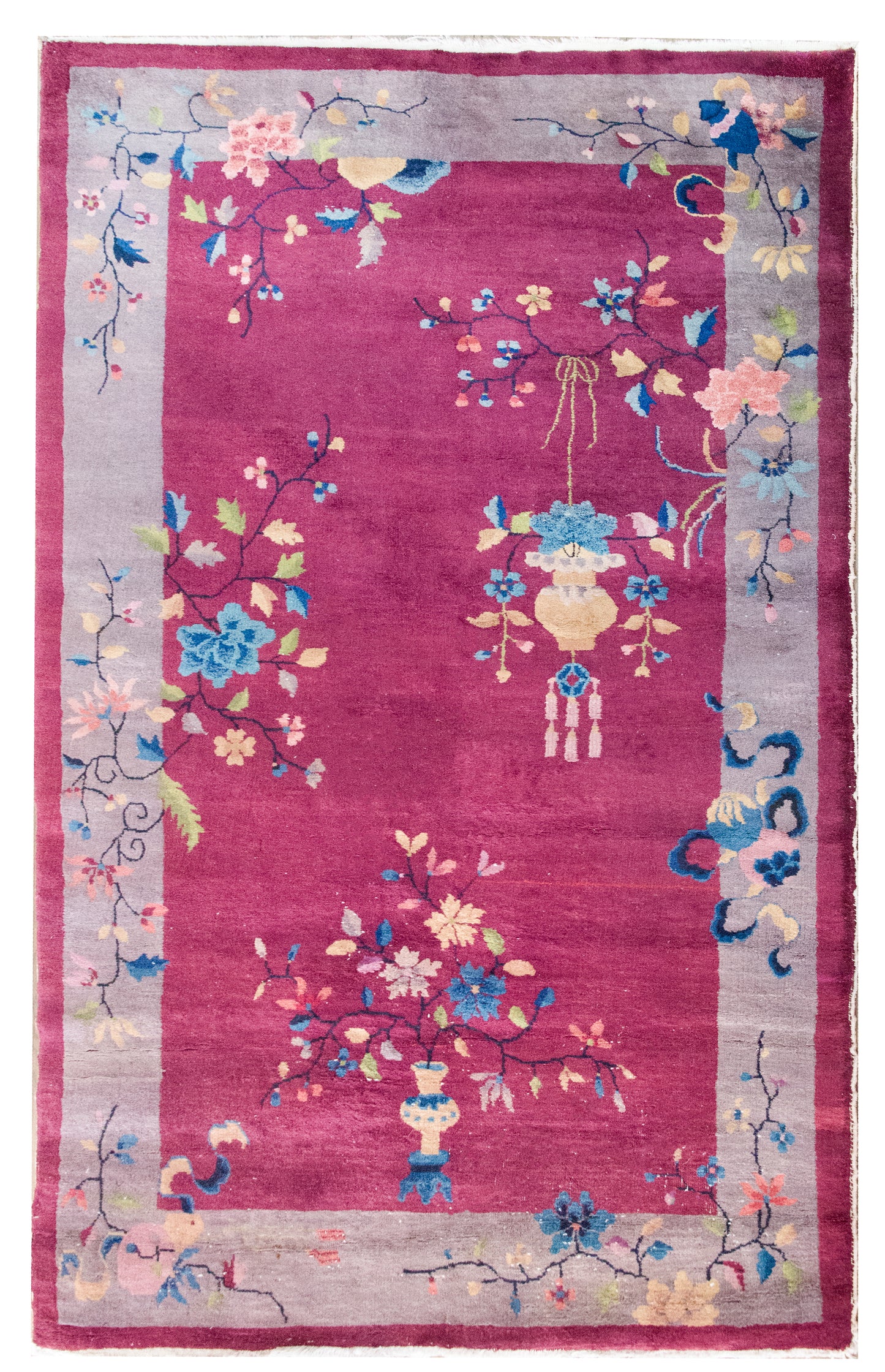 Early 20th Century Chinese Art Deco Rug For Sale