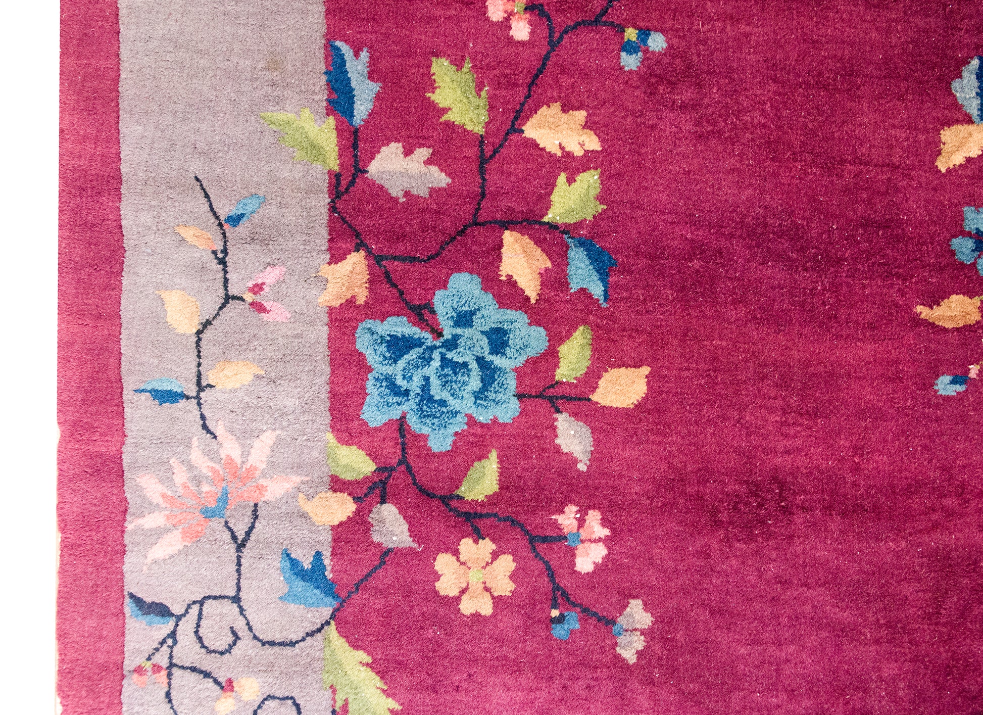 Early 20th Century Chinese Art Deco Rug For Sale