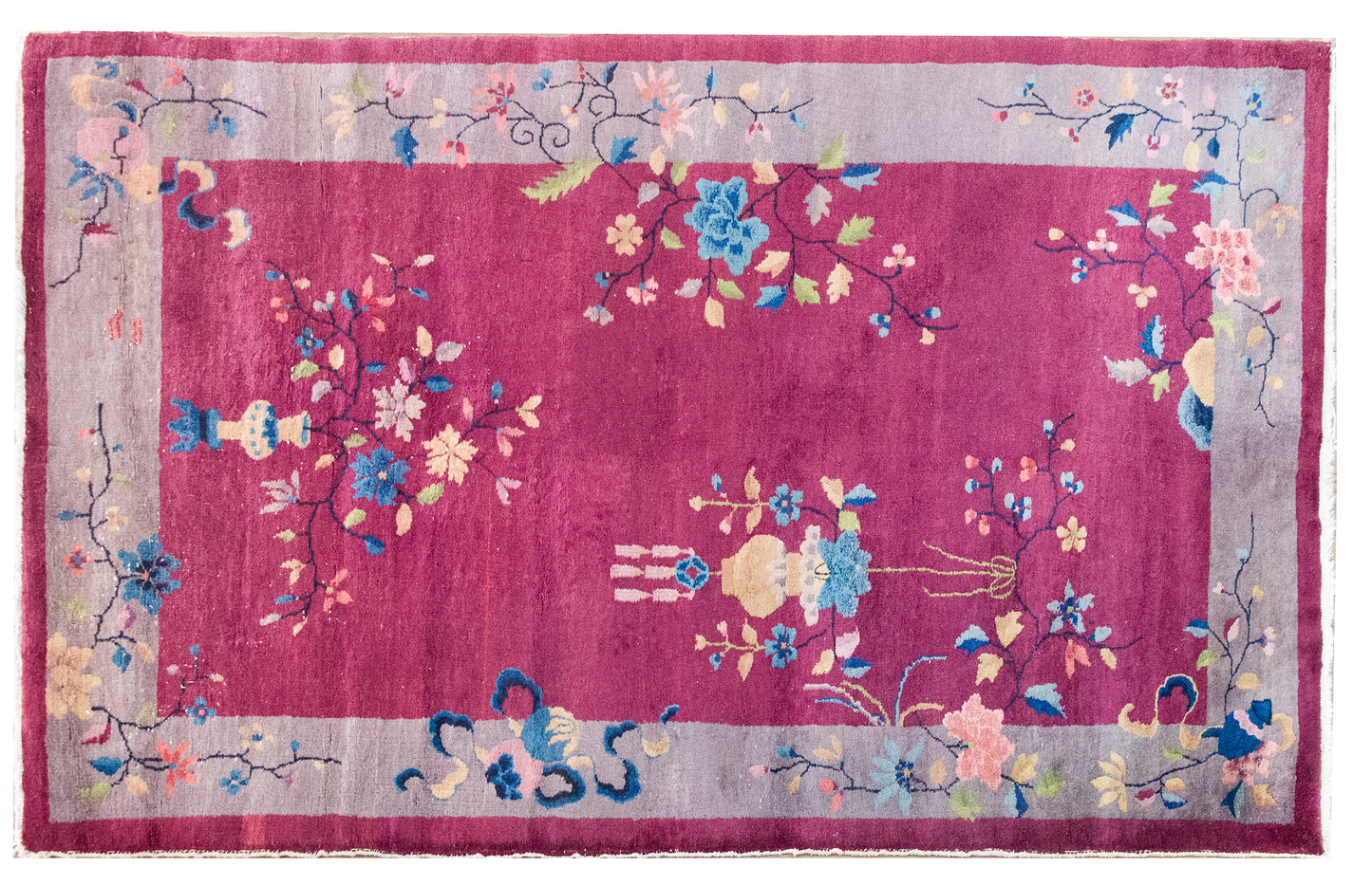 Early 20th Century Chinese Art Deco Rug For Sale