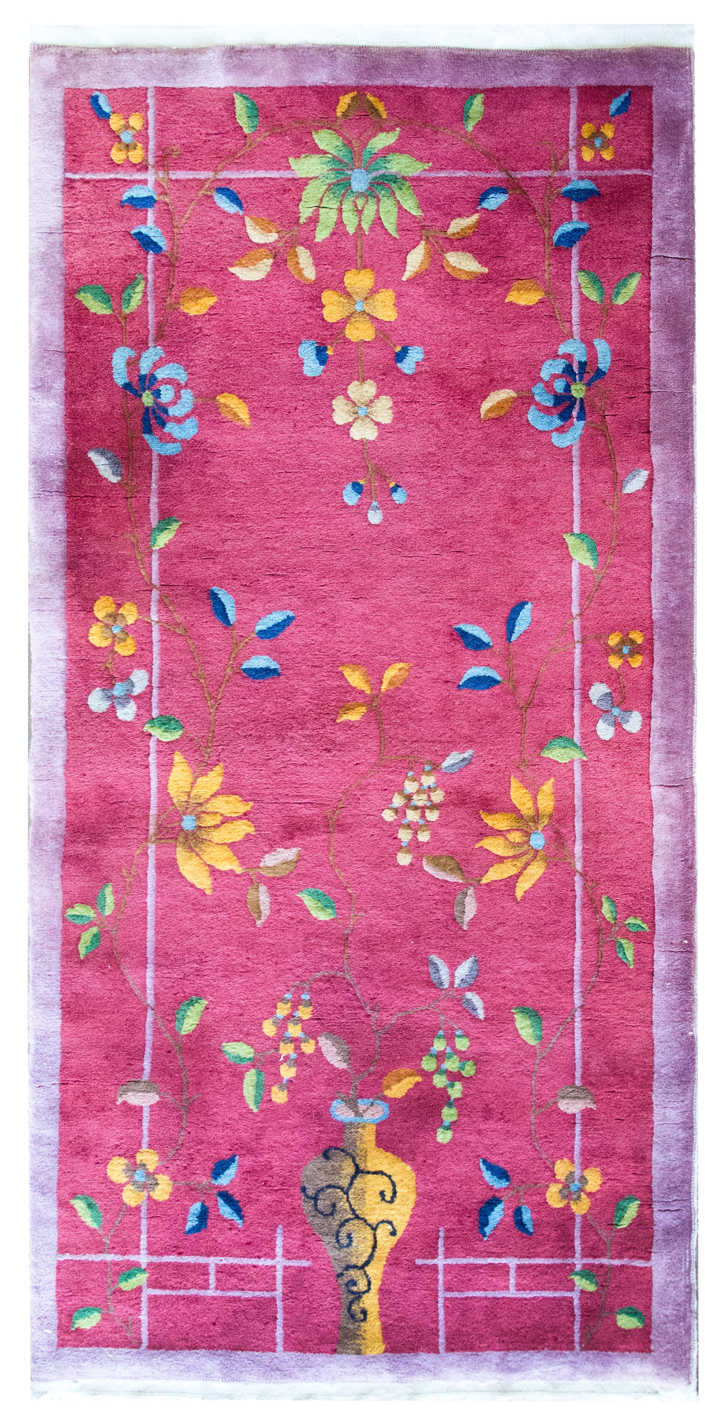 Early 20th Century Chinese Art Deco Rug For Sale