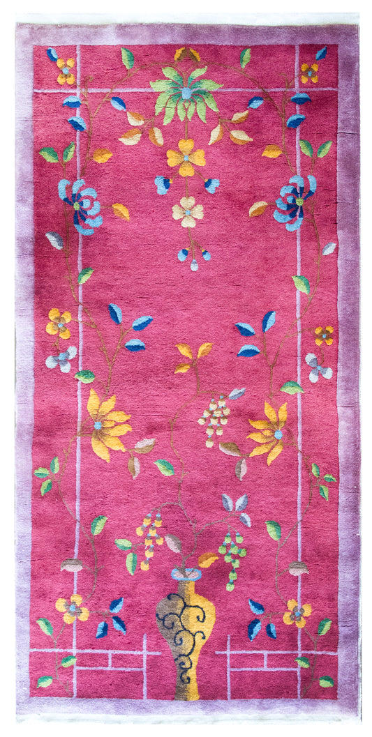 Early 20th Century Chinese Art Deco Rug For Sale