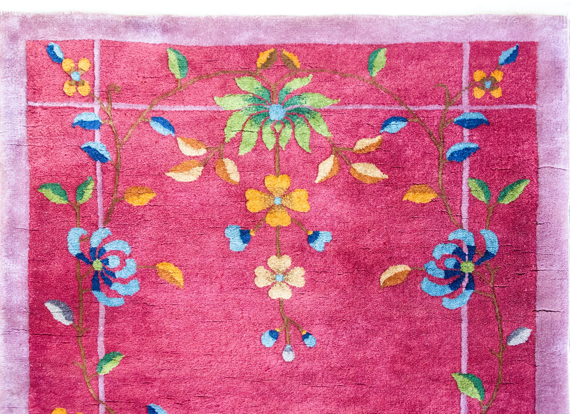 Early 20th Century Chinese Art Deco Rug For Sale
