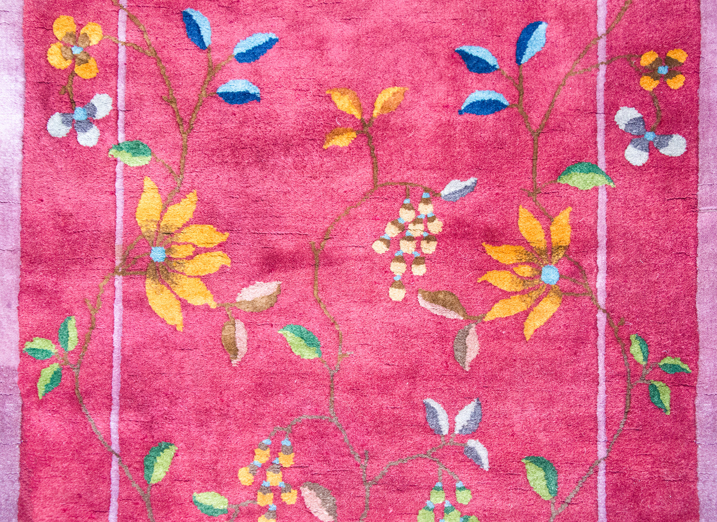 Early 20th Century Chinese Art Deco Rug For Sale