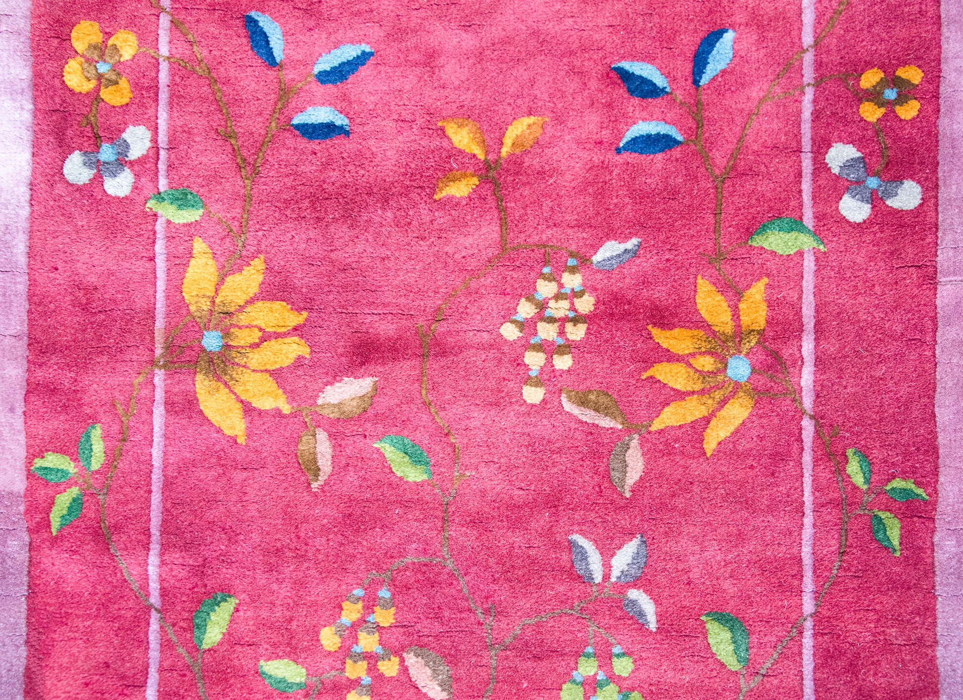 Early 20th Century Chinese Art Deco Rug For Sale
