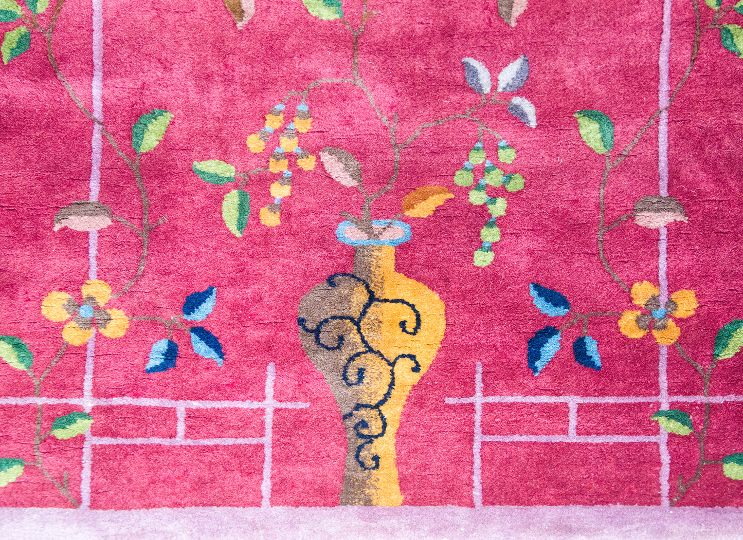 Early 20th Century Chinese Art Deco Rug For Sale