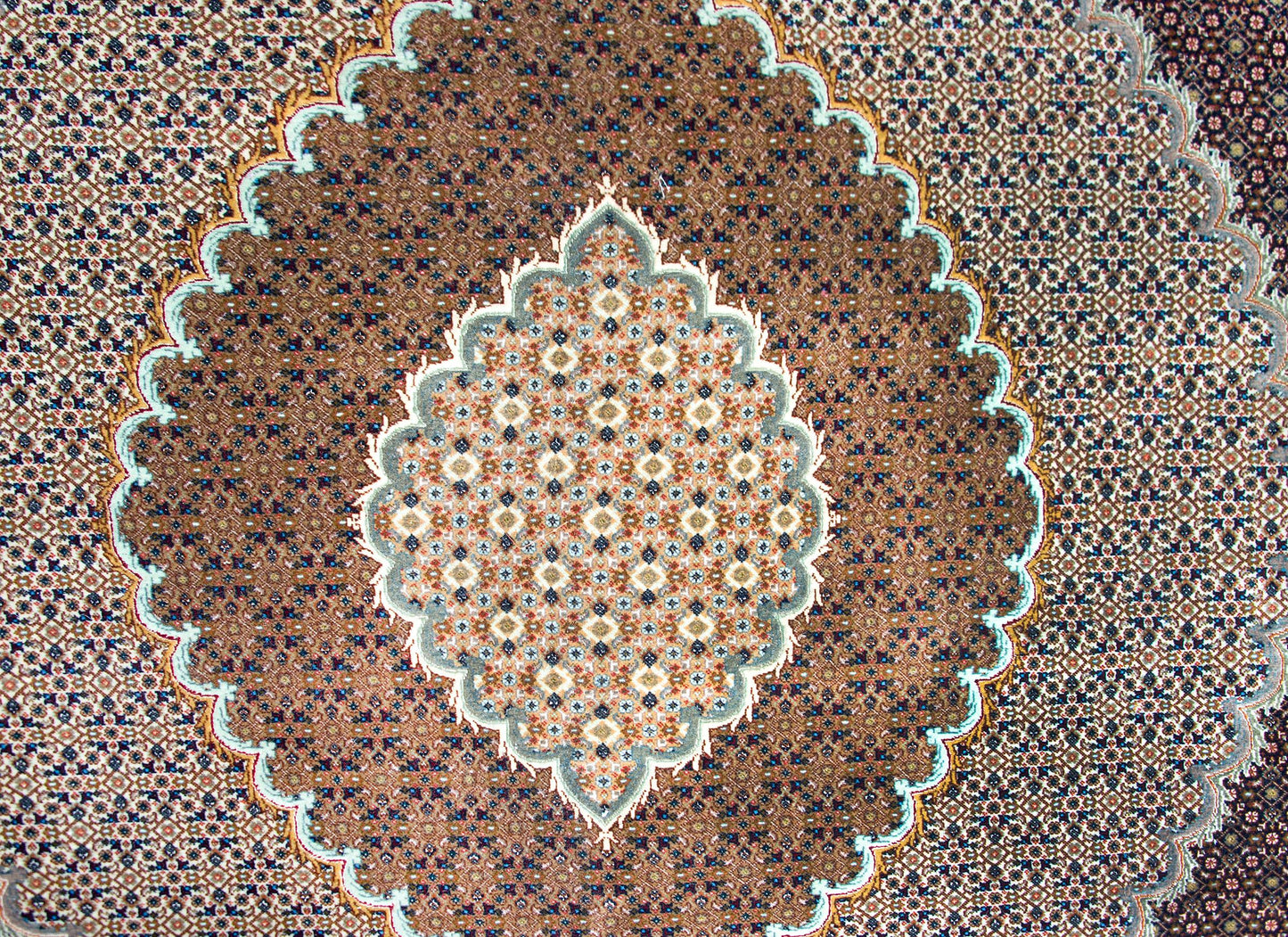 Vintage Persian Tabriz Rug