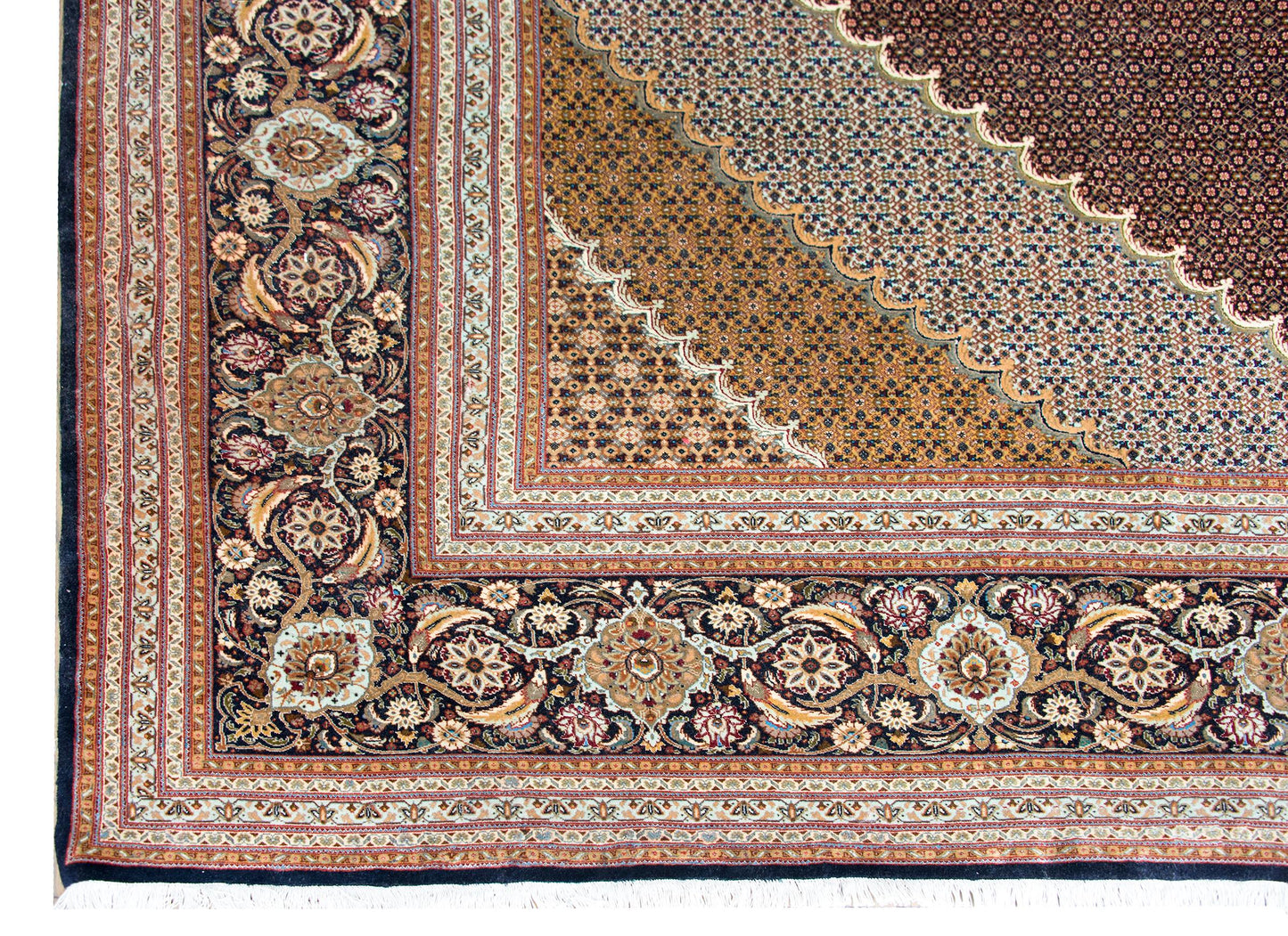 Vintage Persian Tabriz Rug