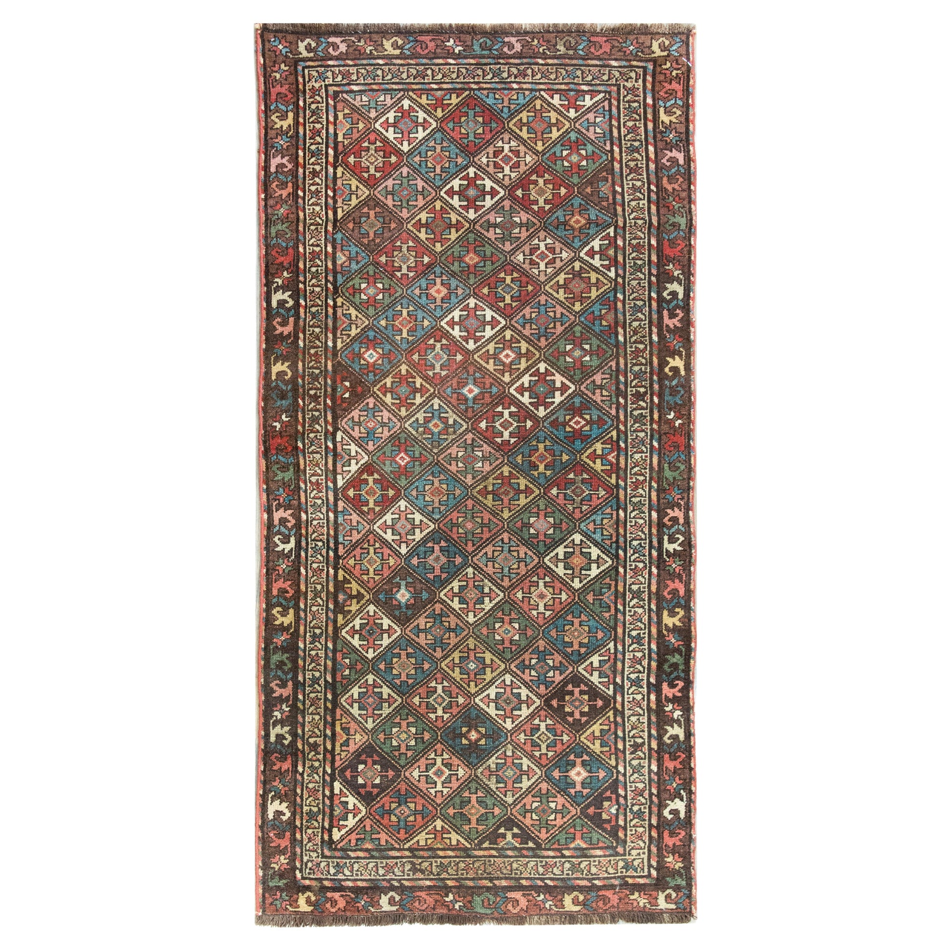 Early 20th Century Persian Kuba Rug For Sale