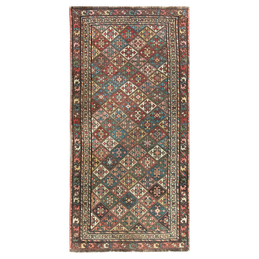 Early 20th Century Persian Kuba Rug For Sale