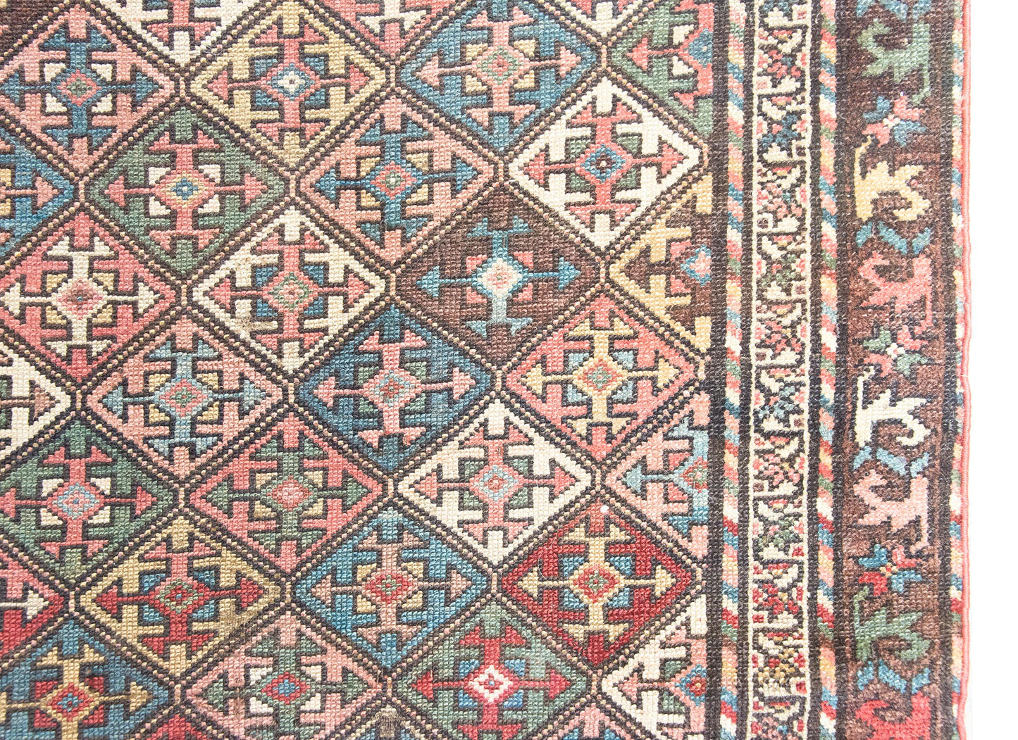 Early 20th Century Persian Kuba Rug
