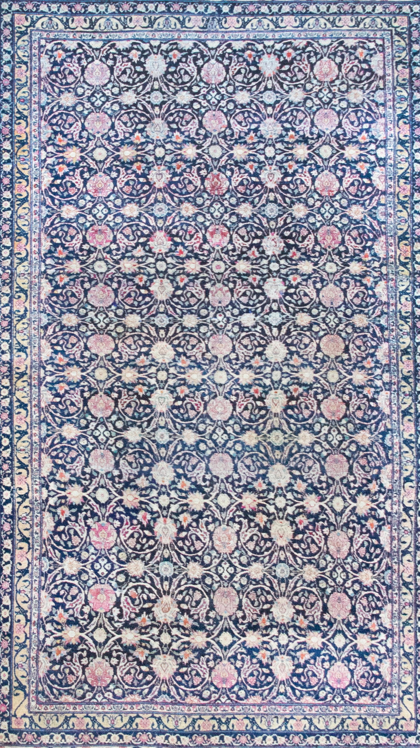 Early 20th Century Persian Lavar Kirman Rug
