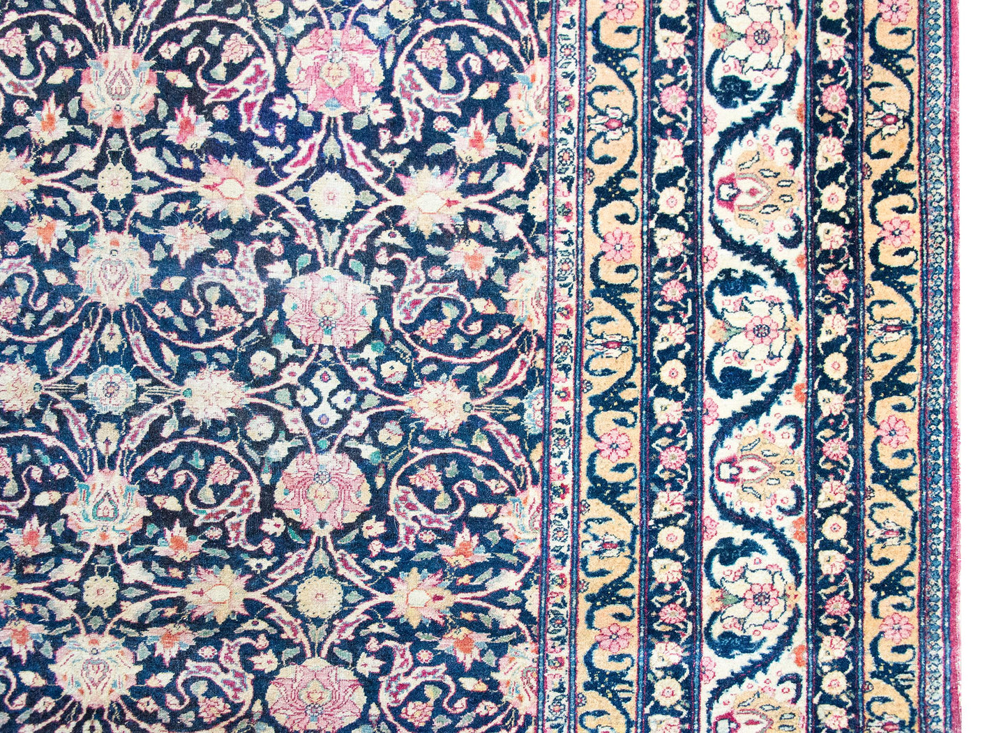 Early 20th Century Persian Lavar Kirman Rug