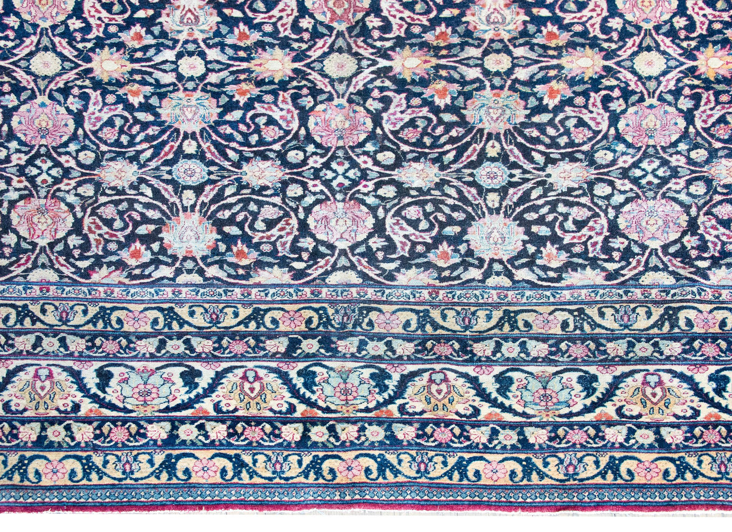Early 20th Century Persian Lavar Kirman Rug