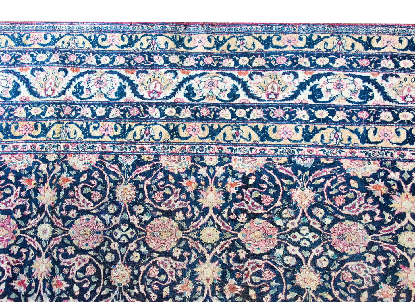 Early 20th Century Persian Lavar Kirman Rug