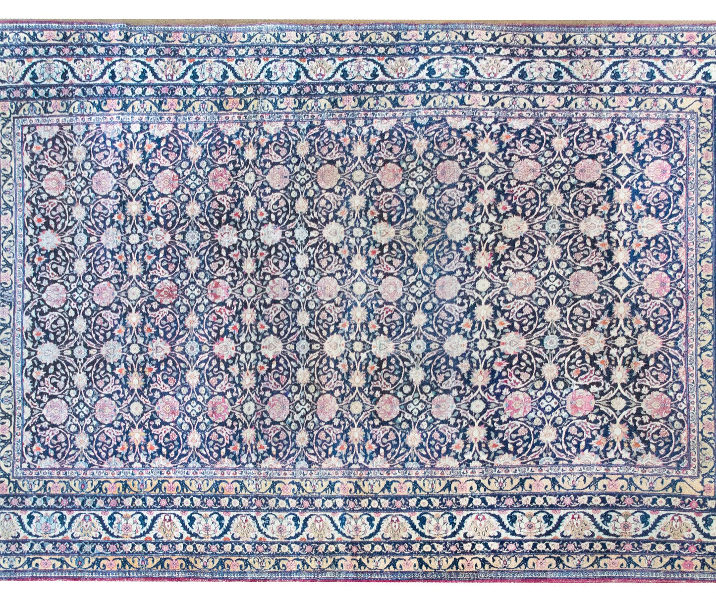Early 20th Century Persian Lavar Kirman Rug
