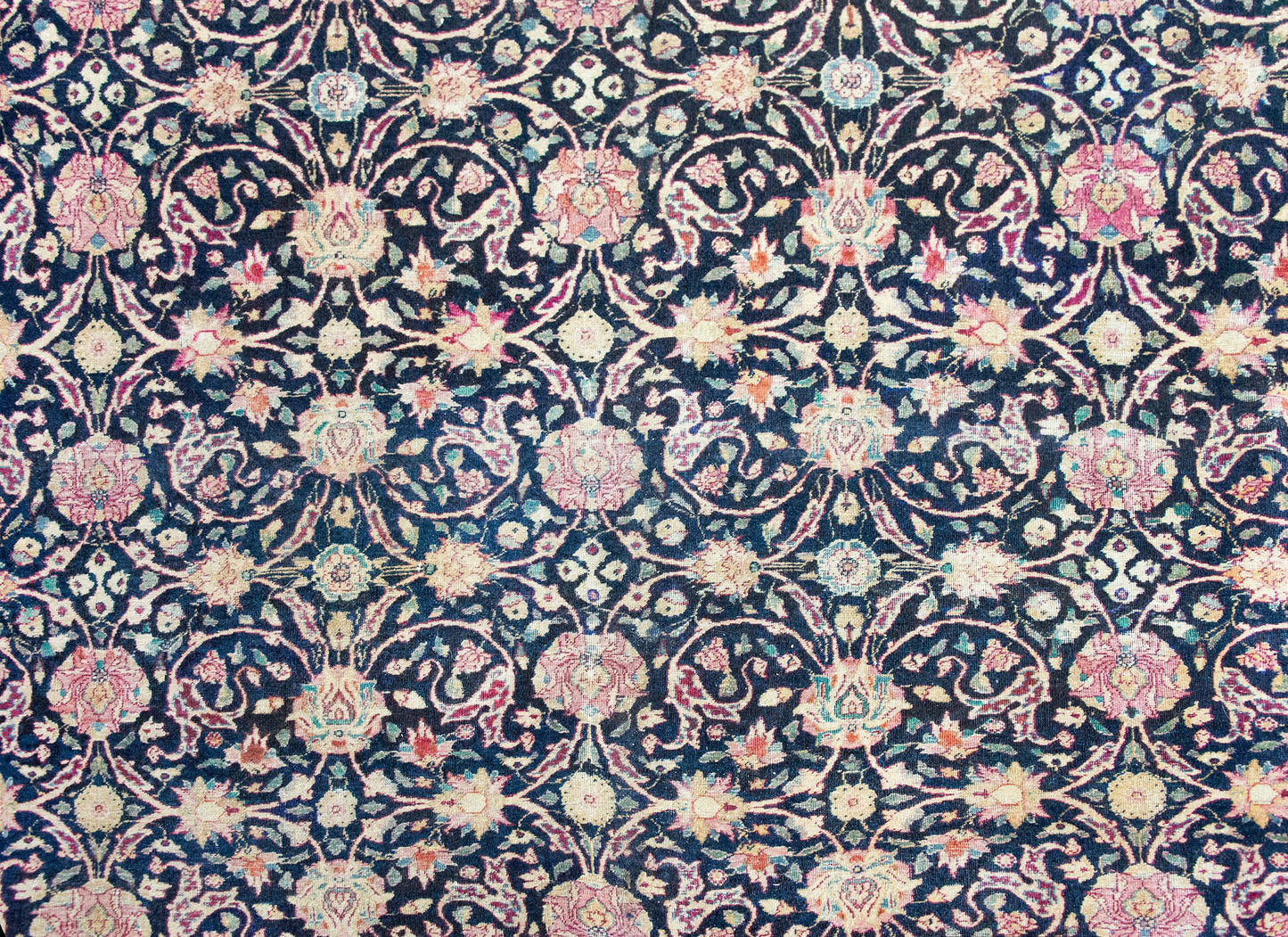 Early 20th Century Persian Lavar Kirman Rug