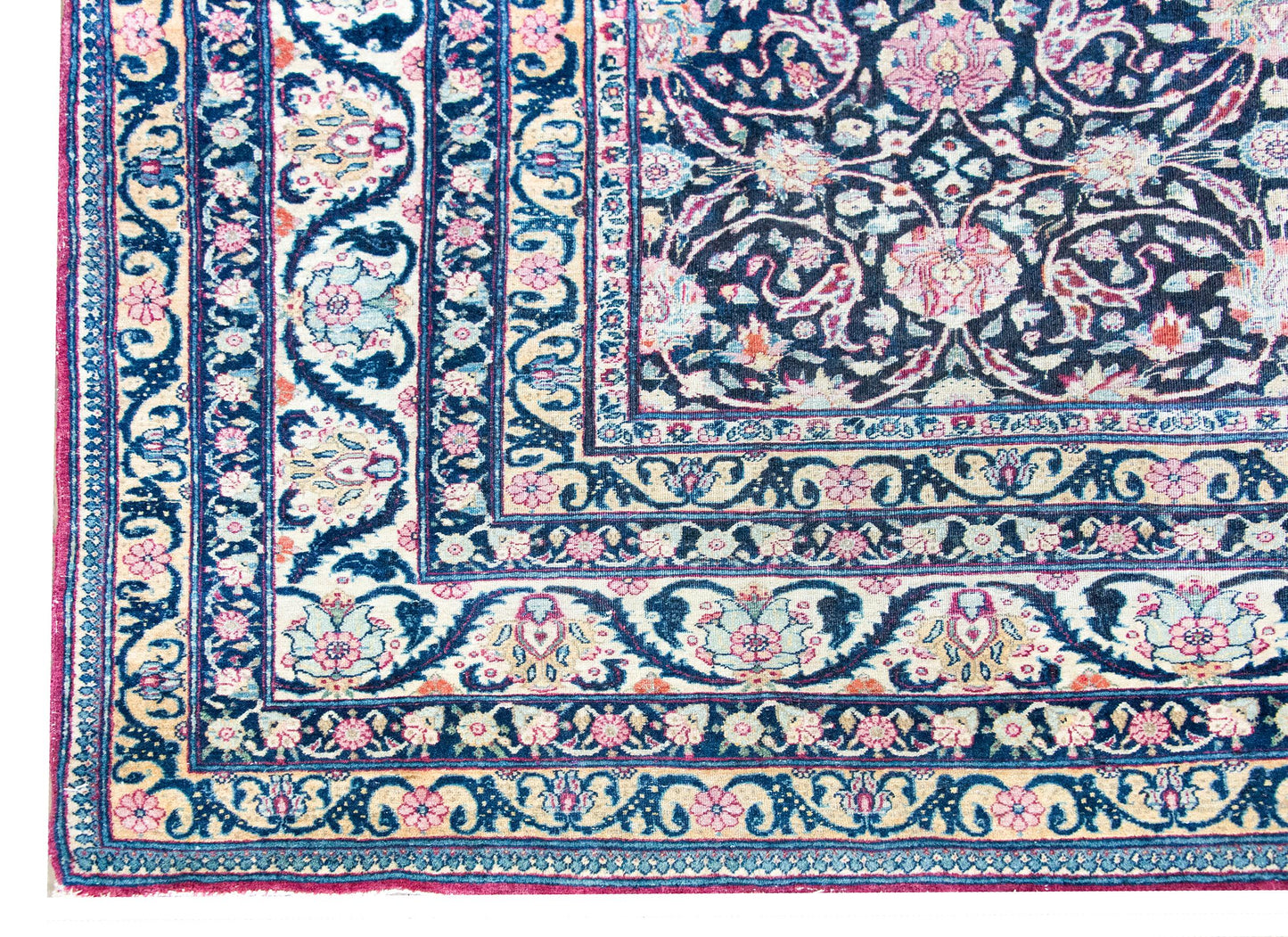 Early 20th Century Persian Lavar Kirman Rug