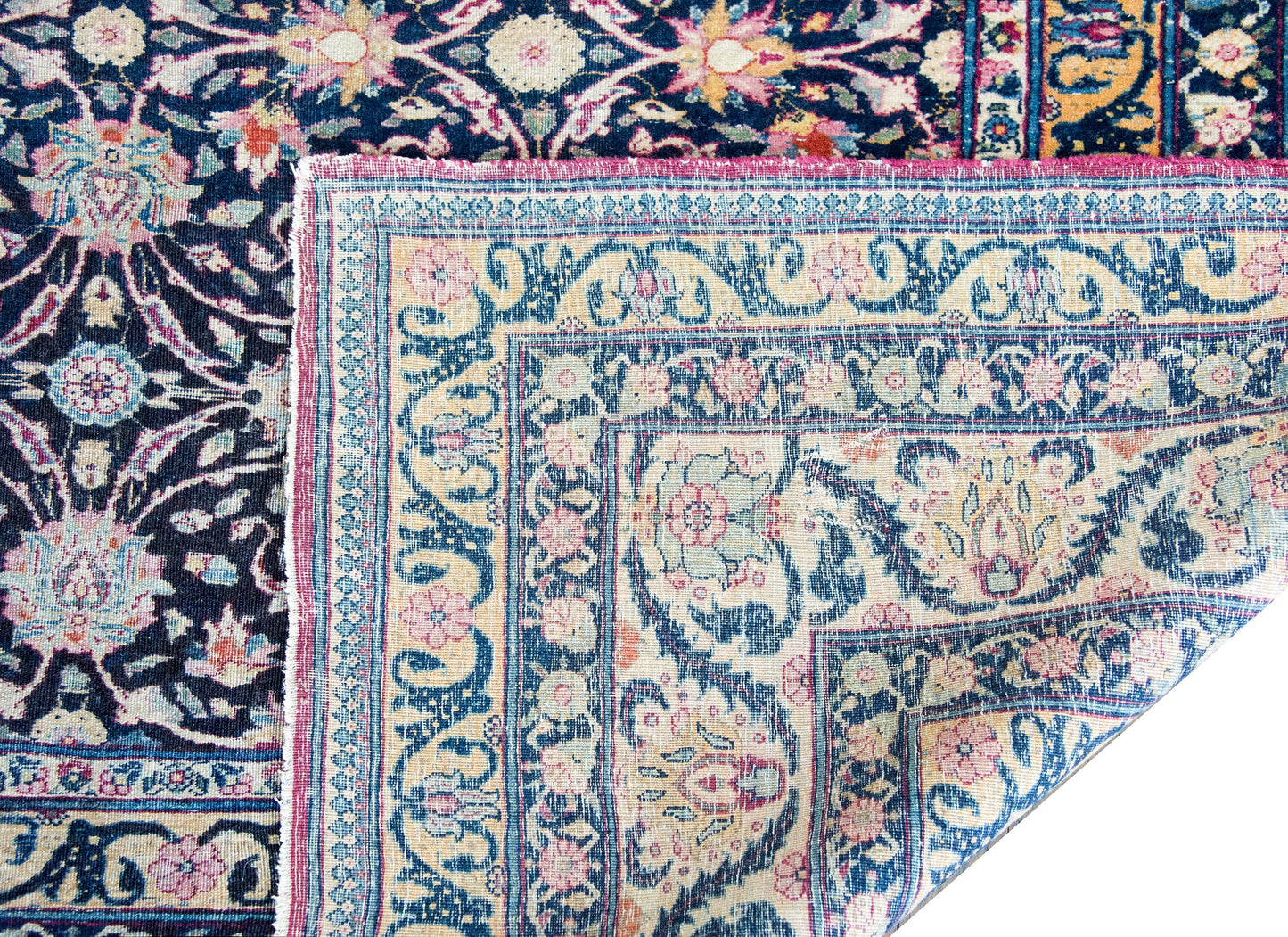 Early 20th Century Persian Lavar Kirman Rug