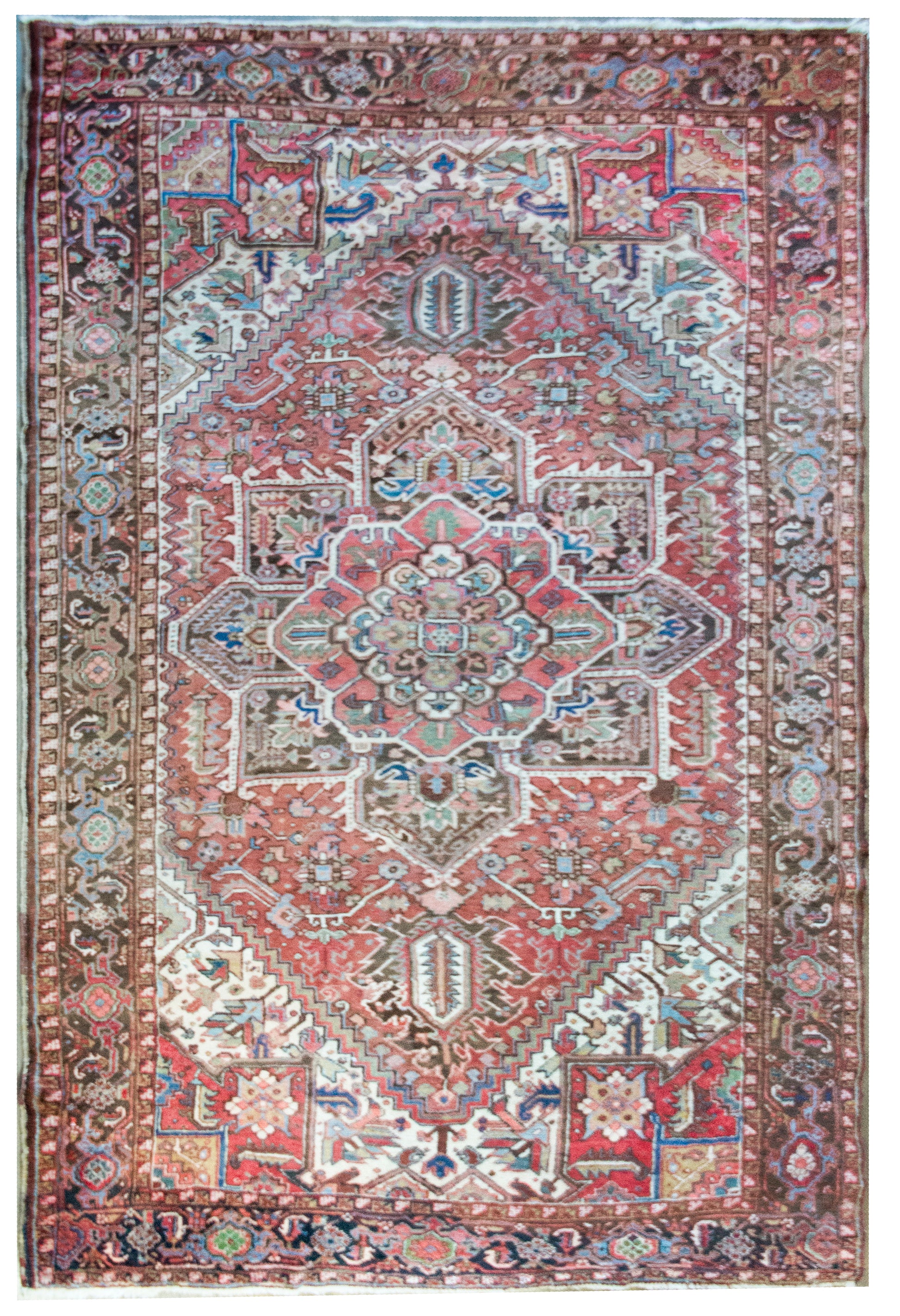 Mid 20th Century Persian Heriz Rug For Sale
