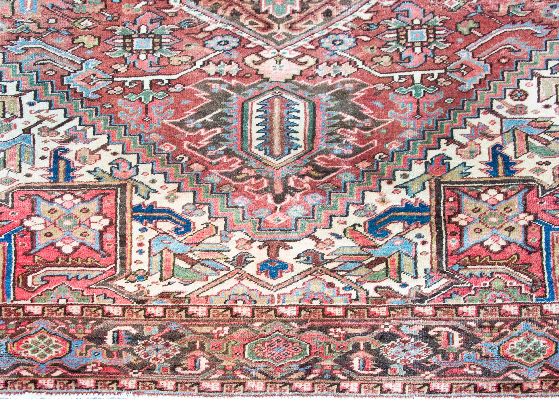Mid 20th Century Persian Heriz Rug For Sale
