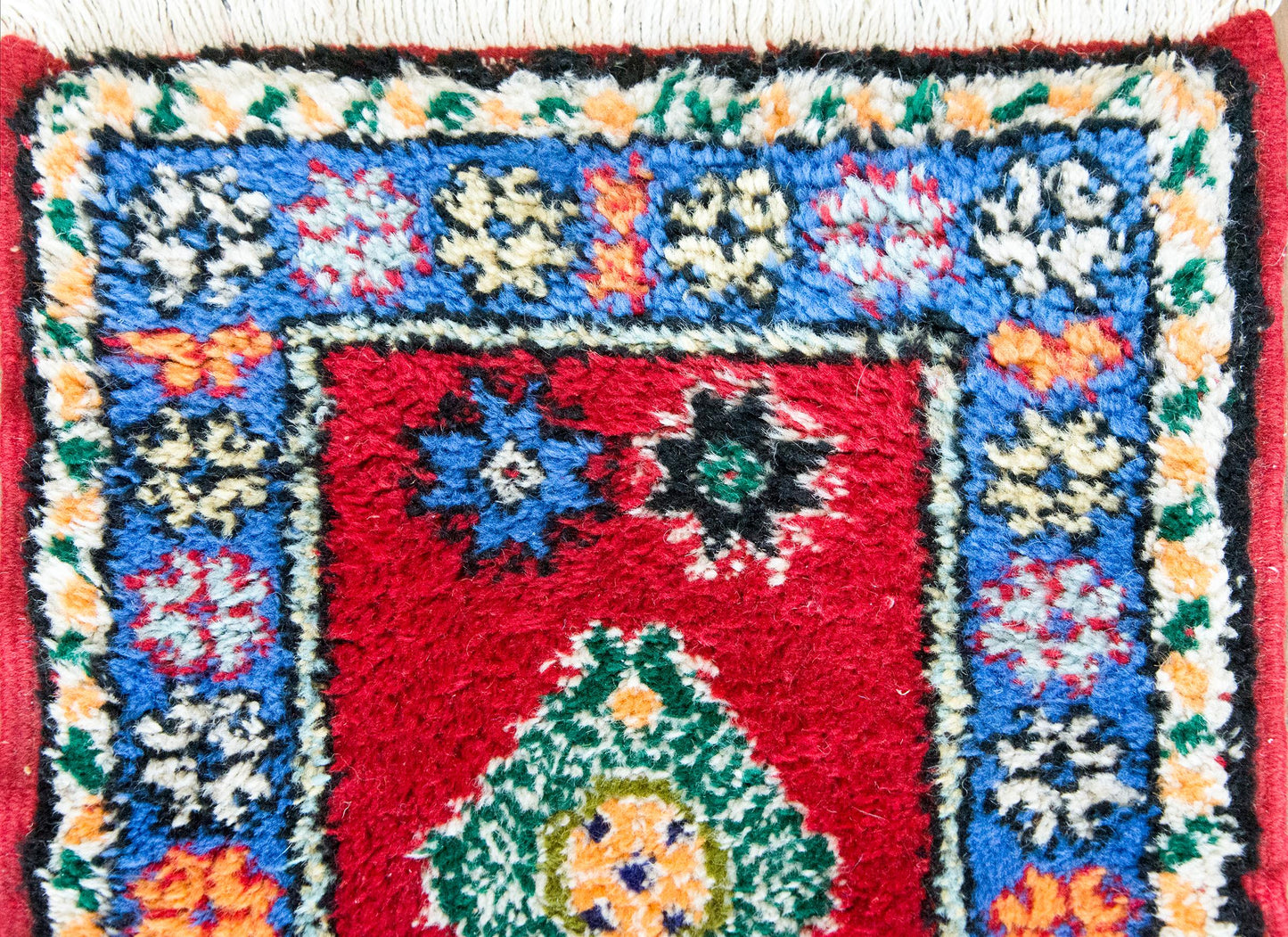 Vintage Petite Moroccan Rug