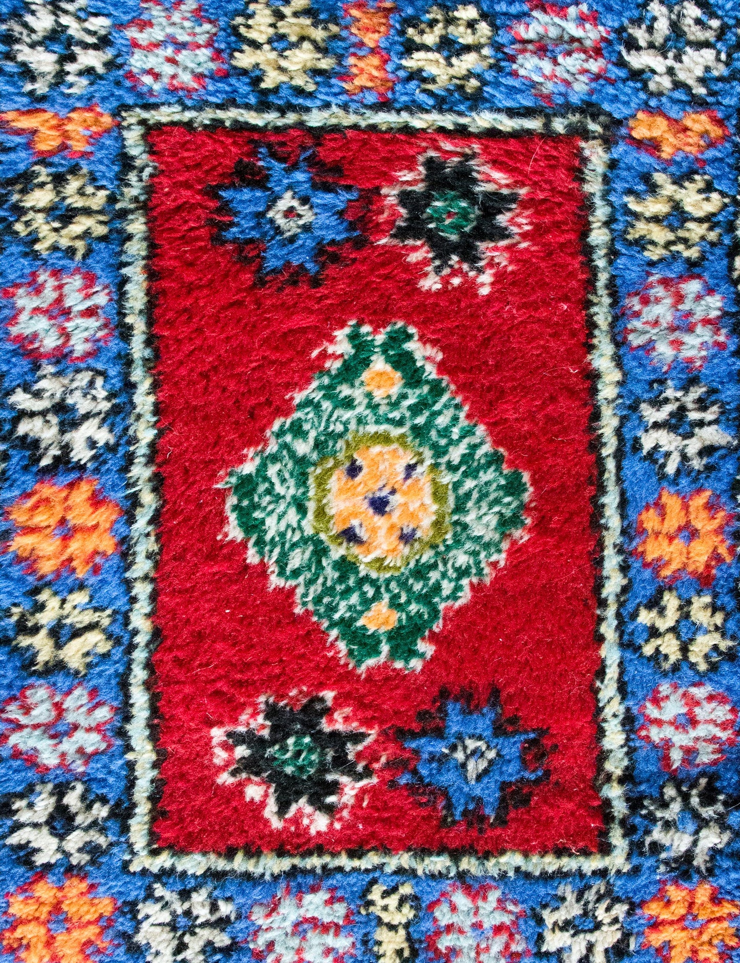 Vintage Petite Moroccan Rug