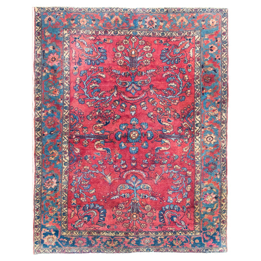 Early 20th Century Persian Lilihan Rug For Sale