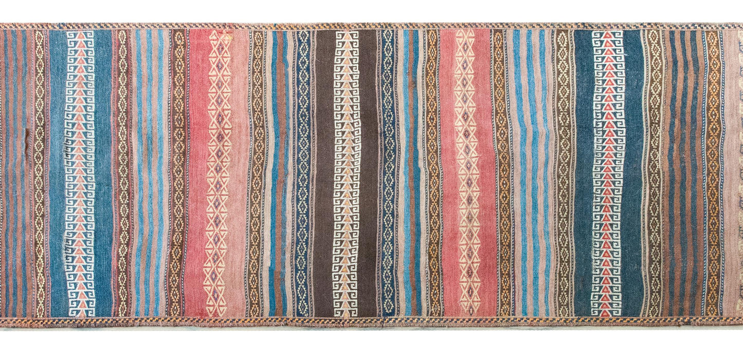 Early 20th Century Persian Baluch Kilim For Sale