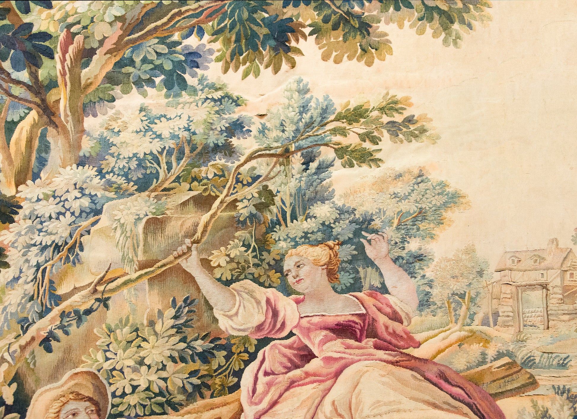 Early 20th Century French Tapestery Rug For Sale