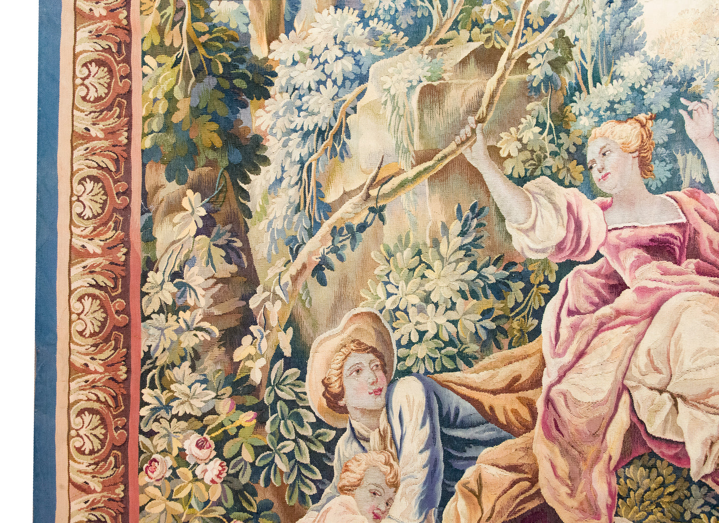 Early 20th Century French Tapestery Rug For Sale