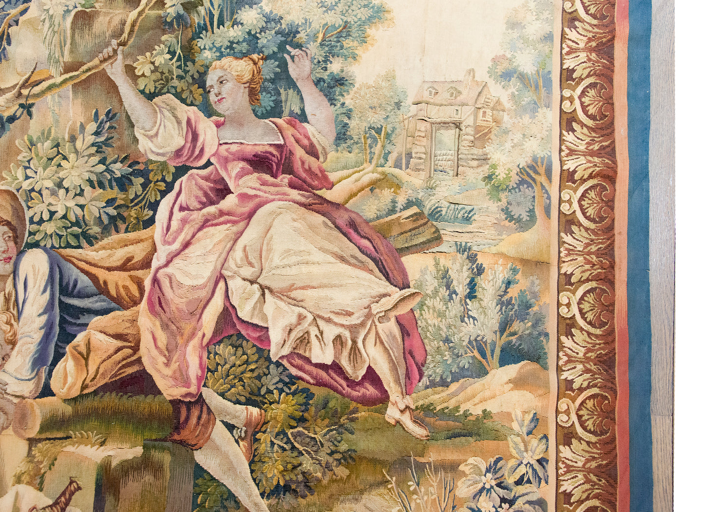 Early 20th Century French Tapestery Rug For Sale