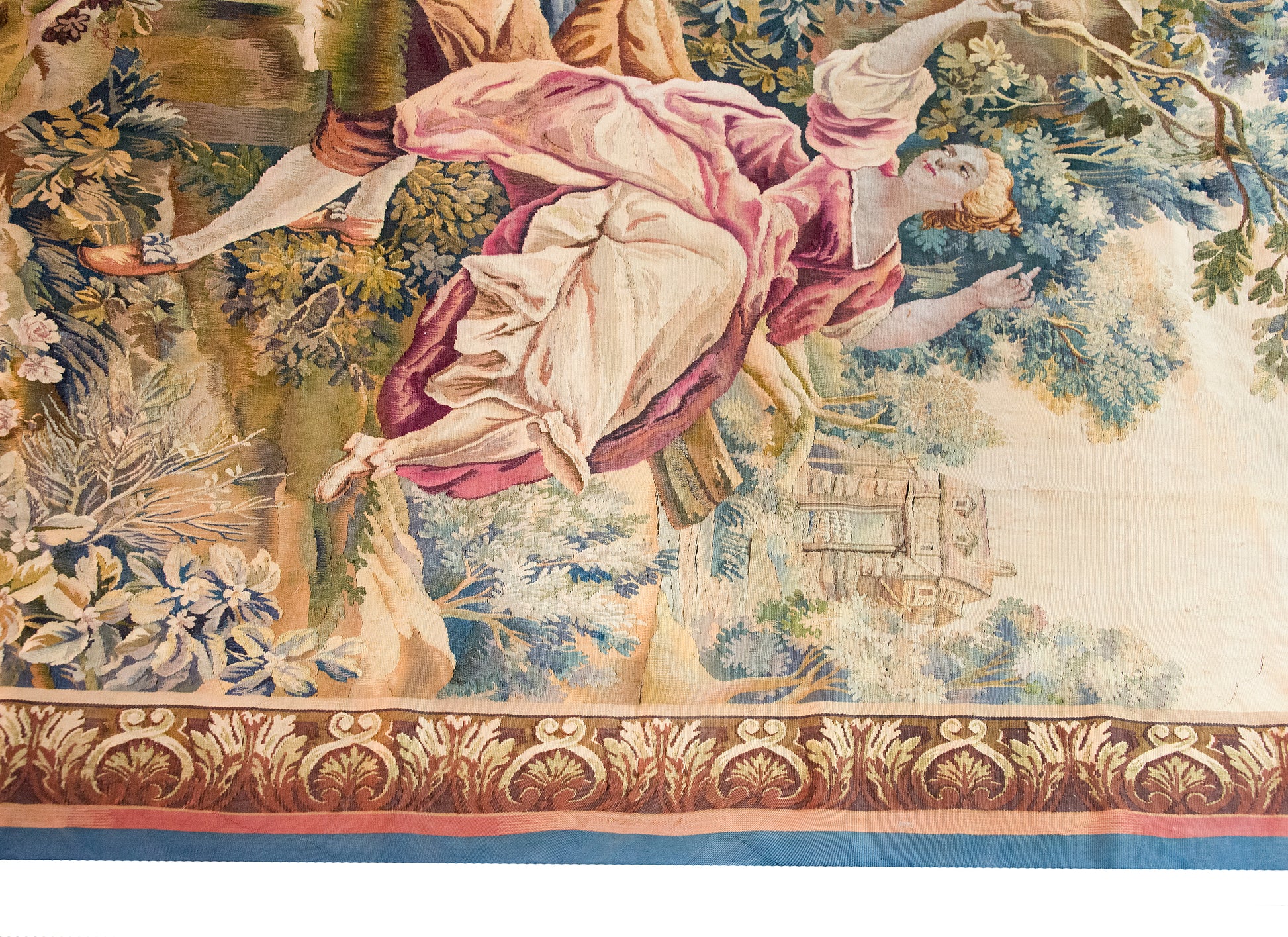 Early 20th Century French Tapestery Rug For Sale