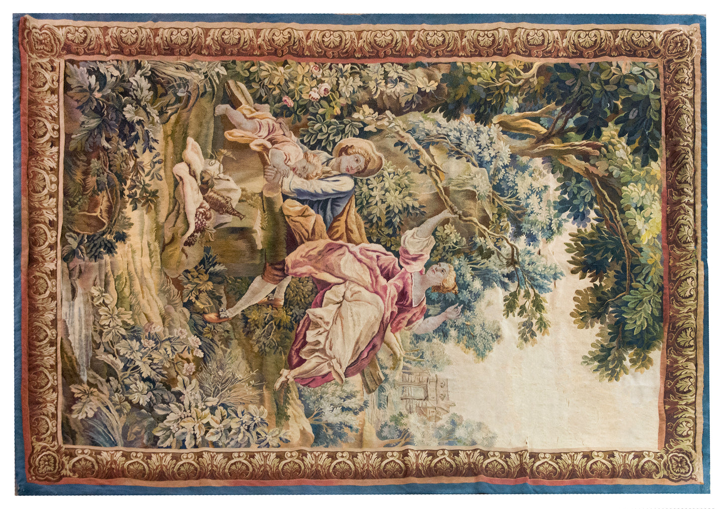 Early 20th Century French Tapestery Rug For Sale