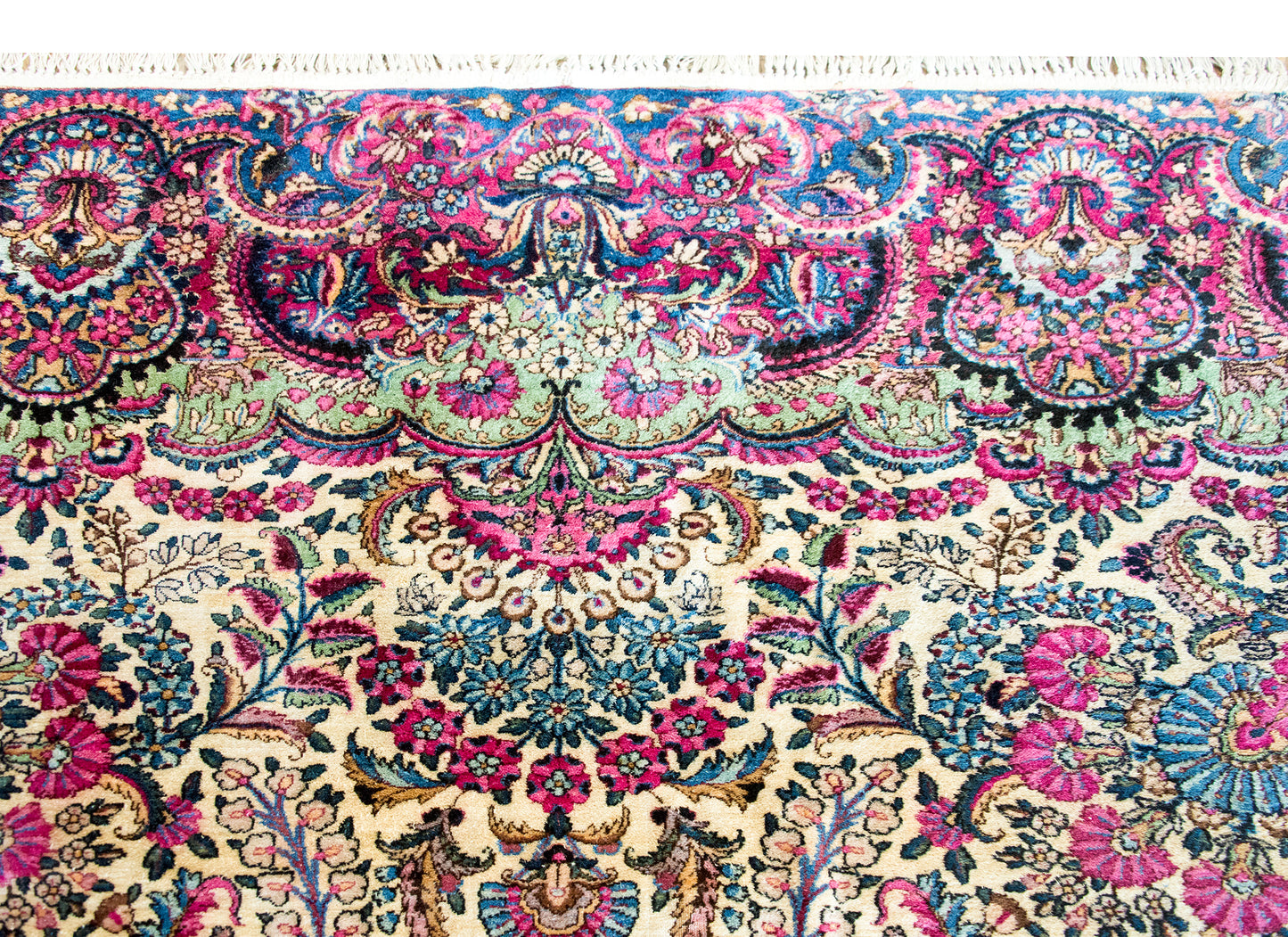 Early 20th Century Persian Kirman Rug For Sale