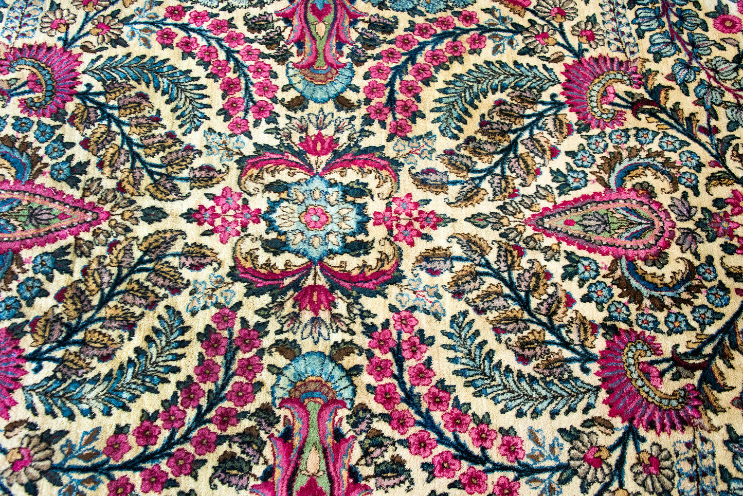 Early 20th Century Persian Kirman Rug For Sale
