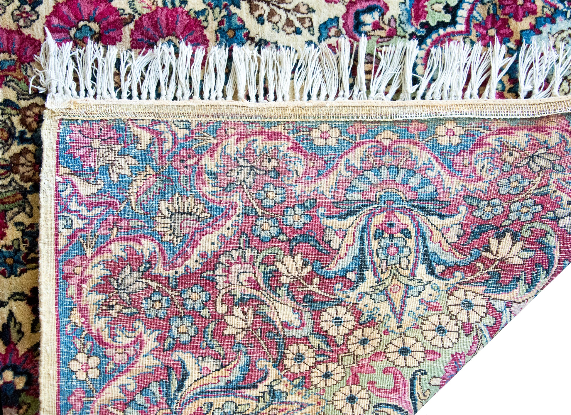 Early 20th Century Persian Kirman Rug For Sale