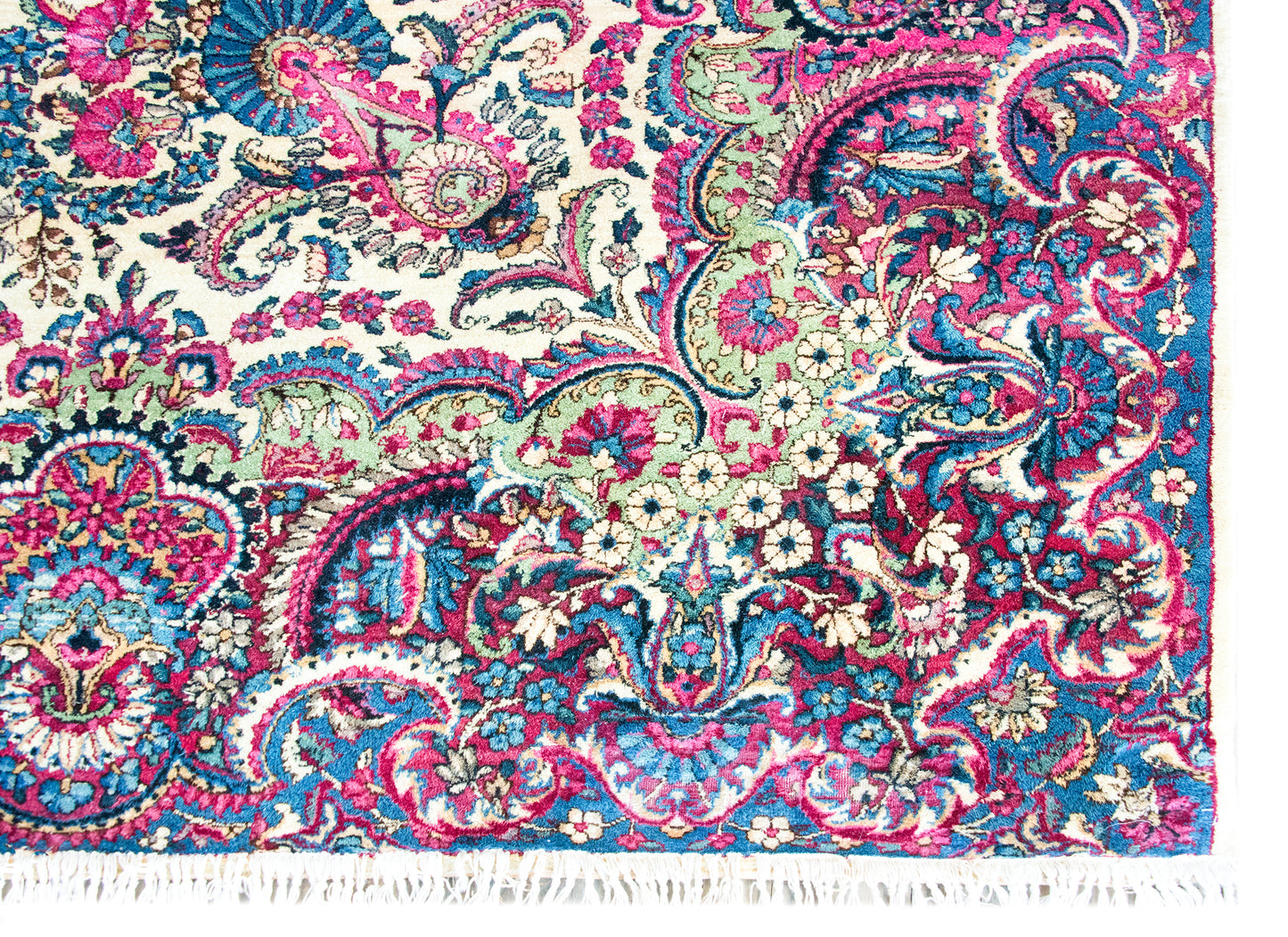Early 20th Century Persian Kirman Rug For Sale