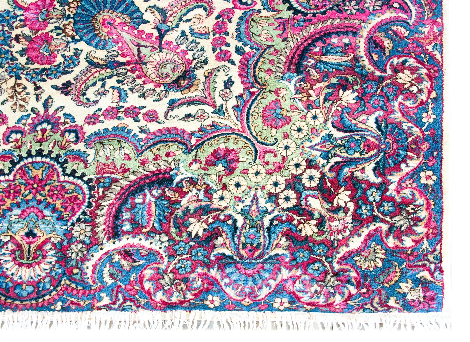 Early 20th Century Persian Kirman Rug For Sale