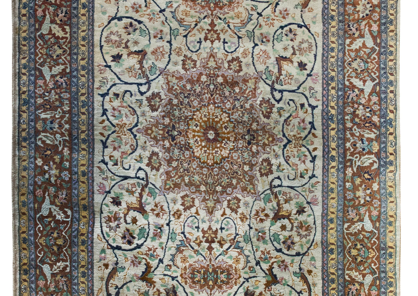 Vintage Persian Tabriz Rug