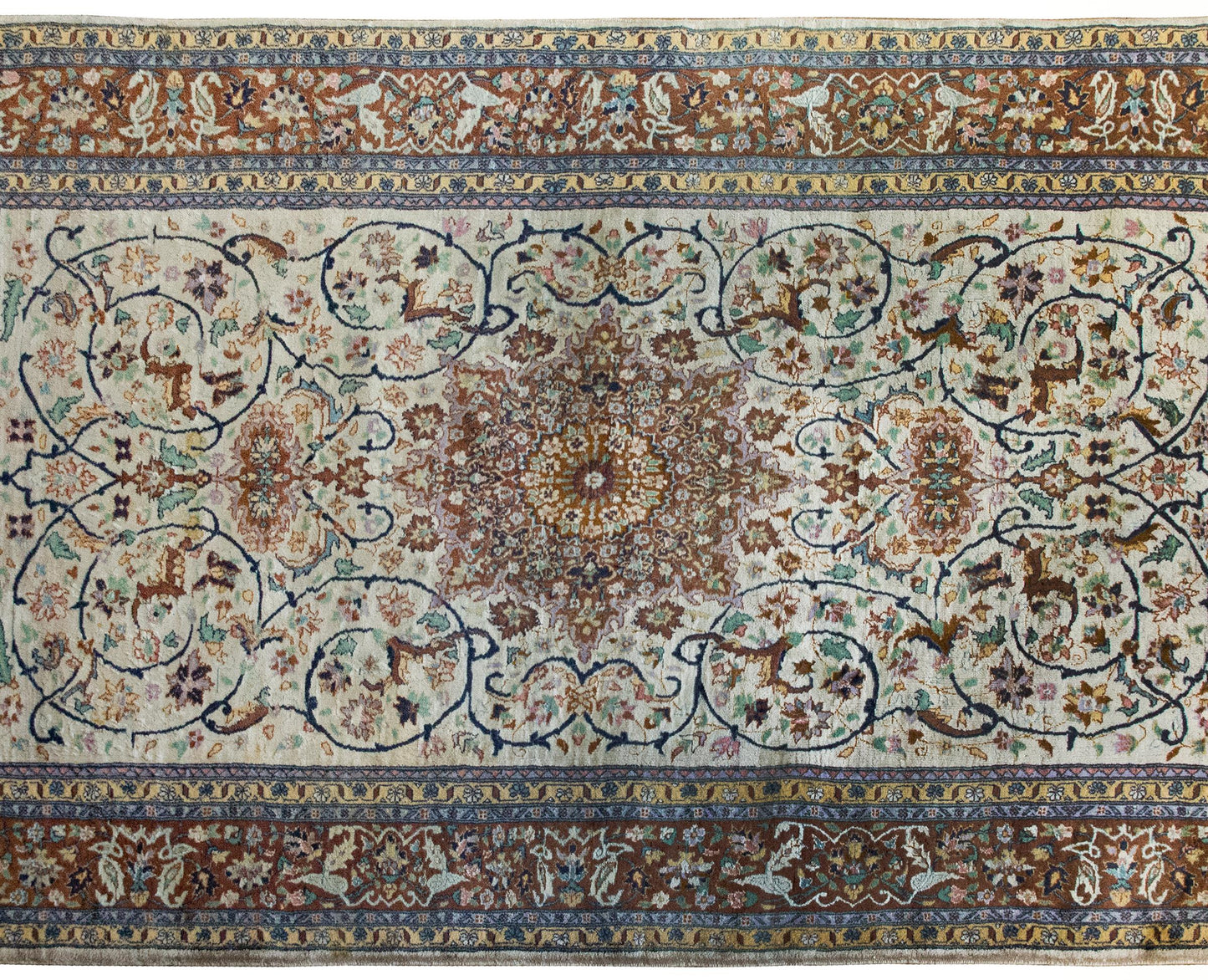 Vintage Persian Tabriz Rug