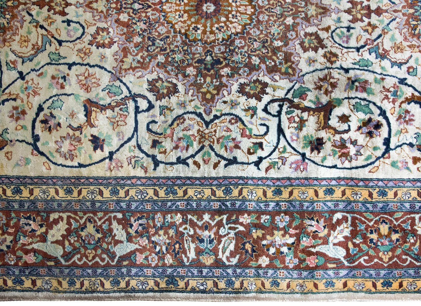 Vintage Persian Tabriz Rug