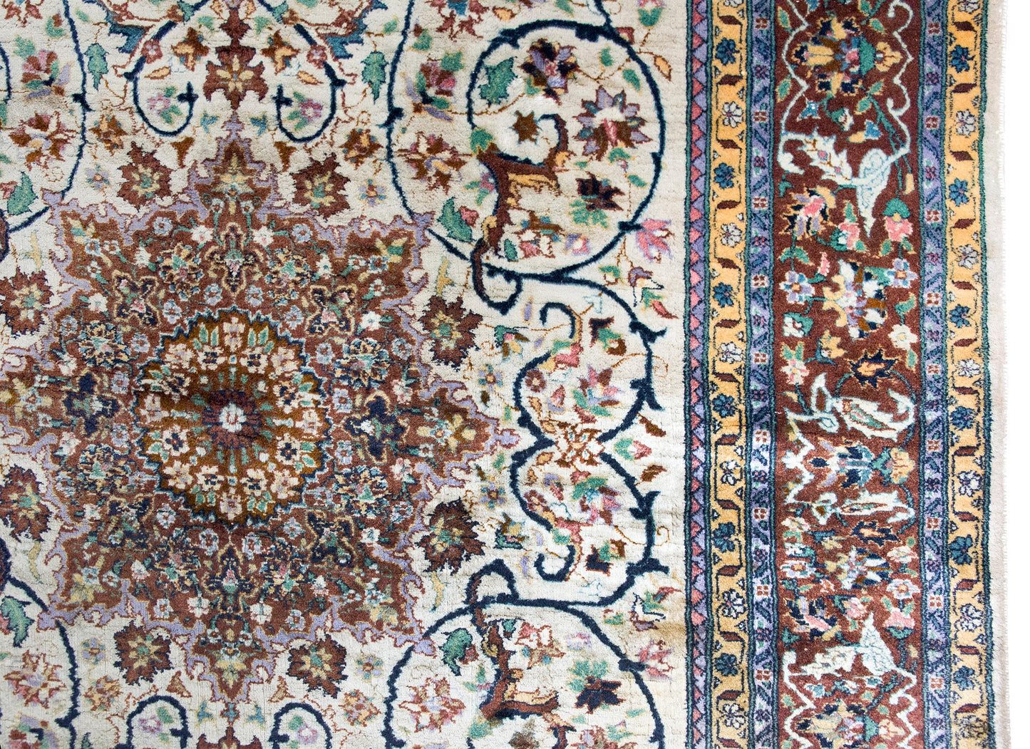 Vintage Persian Tabriz Rug